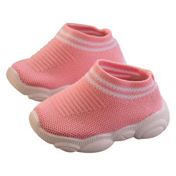 

New Hot Cute Spring Baby Casual Children Shoes Fashionable Net Breathable Soft Sports Walking Shoes