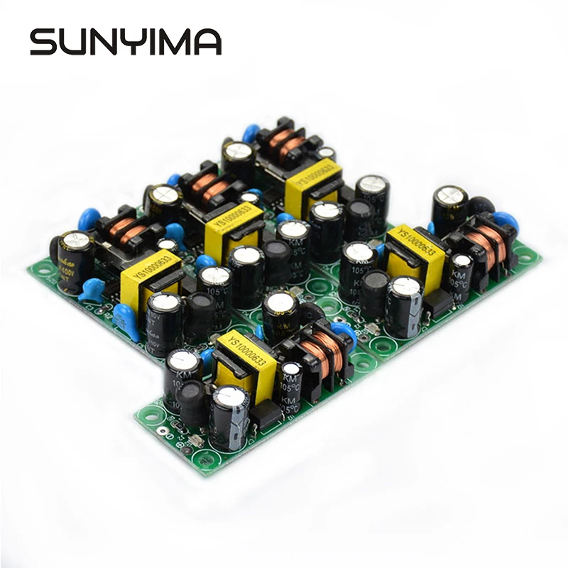 SUNYIMA 5 шт. 110/220 dc-двигатель, напряжение 90~ 240V 5 Вт 1A переменного тока в постоянный 5V DC преобразователя постоянного тока адаптер светодиодный Мощность коммутации для "сделай сам"