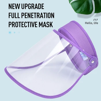 

5pcs Anti-droplet Anti-dust Full Face Masks Transparent Protective Mask Adjustable Home Kitchen Safety Tool Cooking Face Cover