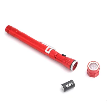 

Telescopic Flexible Flashlight 3 LED Magnetic Light Pick Up Tool With Clip Car Maintenance Inspection Tool