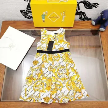 

4-14 year girl's princess dress, pretty butterfly Golden dress