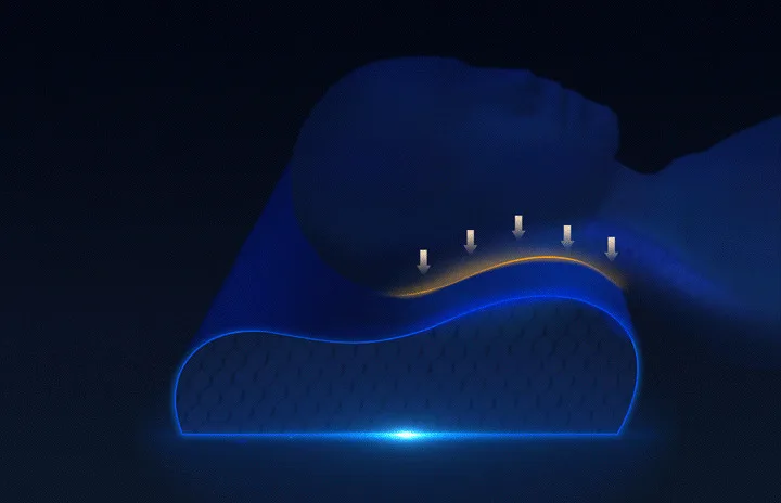 Original Xiaomi 8H Cool Feeling Slow Rebound Memory Cotton Pillow H1 Super Soft Antibacterial Neck Support Pillow