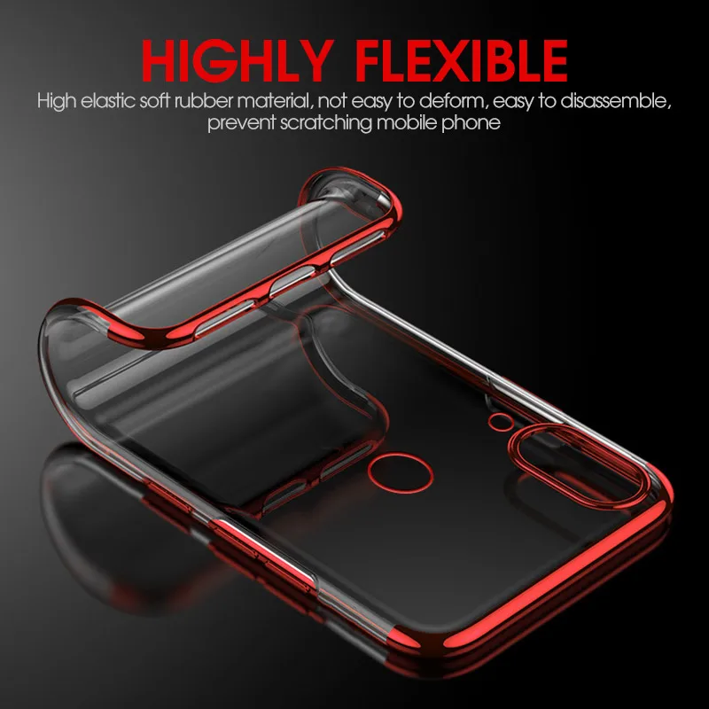 Роскошный чехол для Xiaomi mi 9 SE 8 Lite mi 9T Pro для Red mi K20 7A Note 7 5 6 Pro кристально чистый чехол Мягкие силиконовые чехлы