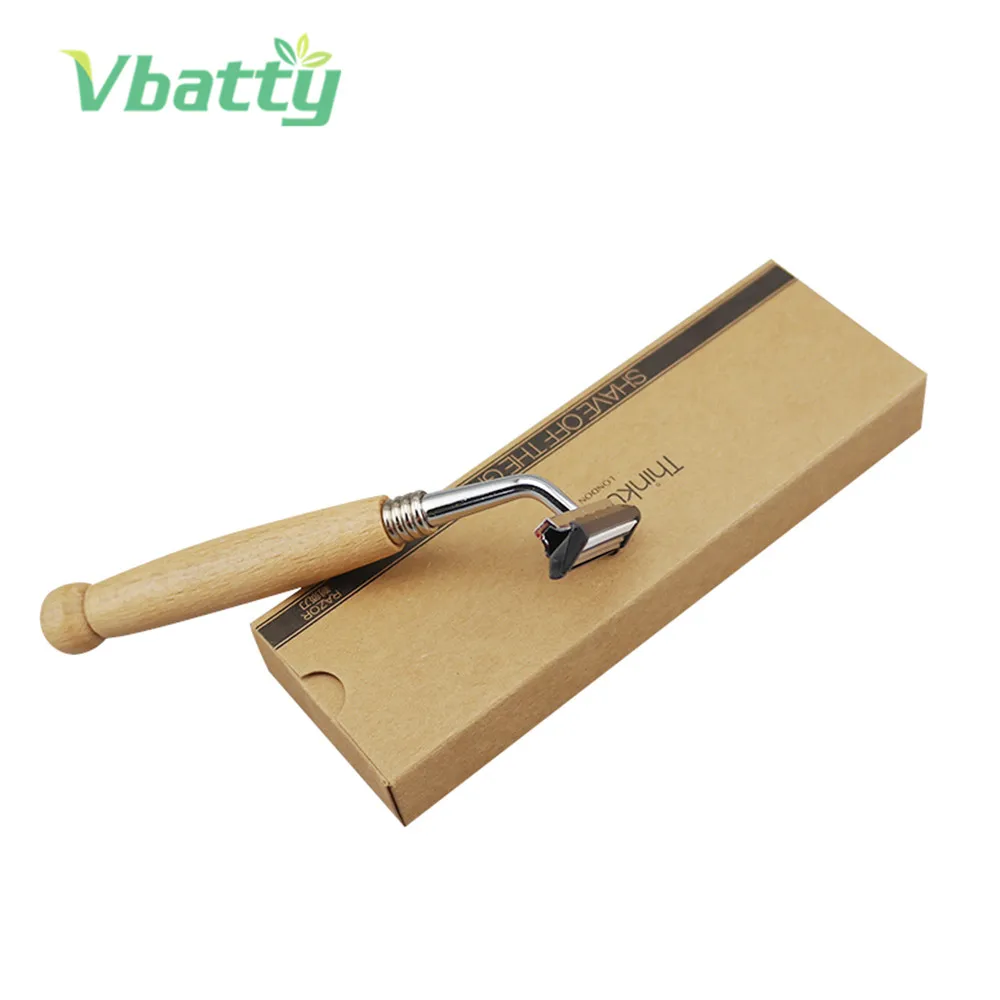 Solid wood head razor  (1)_副本