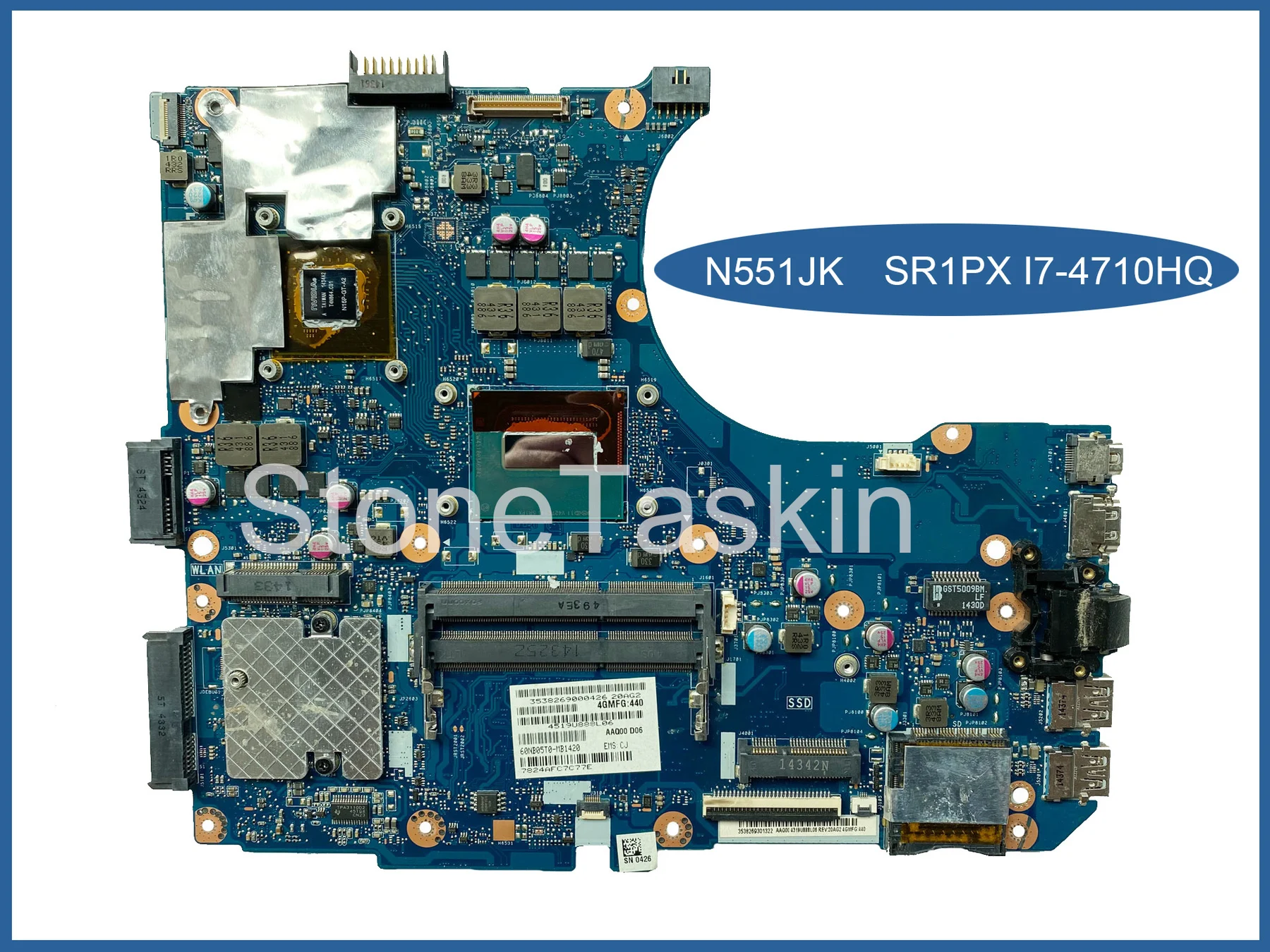 Tastiera Per ASUS N551J N551JB N551JK N551JM - Layout Latino Spagnolo Retroilluminata