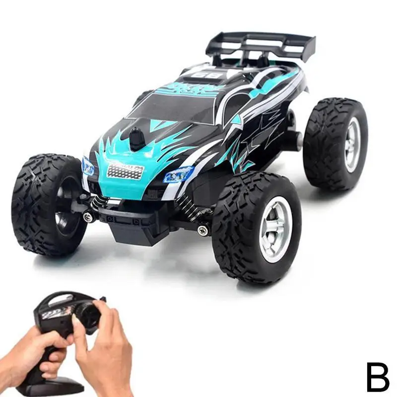 Дистанционное управление внедорожные Гоночные Игрушки RC трюк автомобиль игрушки с амортизацией анти-столкновения дистанционного управления автомобиля игрушки для детей - Цвет: Синий