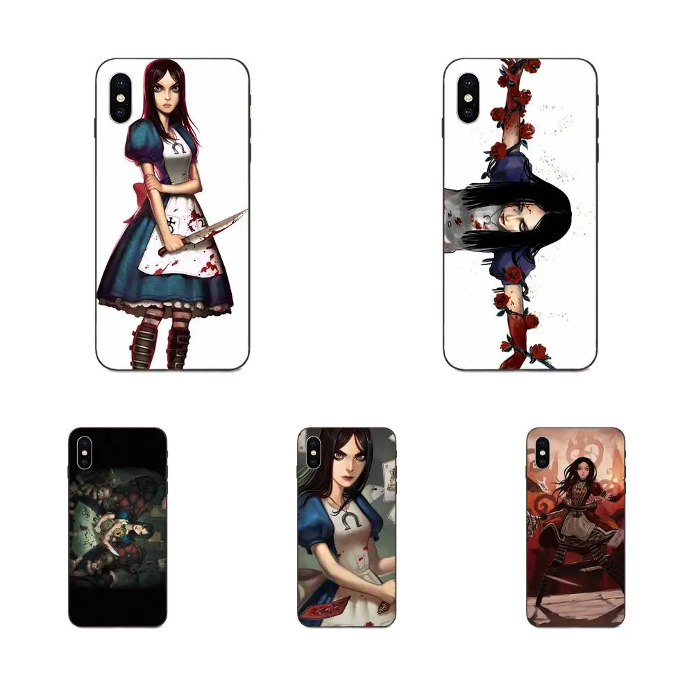 Для Apple iPhone 4 4S 5 5S SE 6 6S 7 8 Plus X XS Max XR TPU хит продаж Американский Mcgee Alice Madness