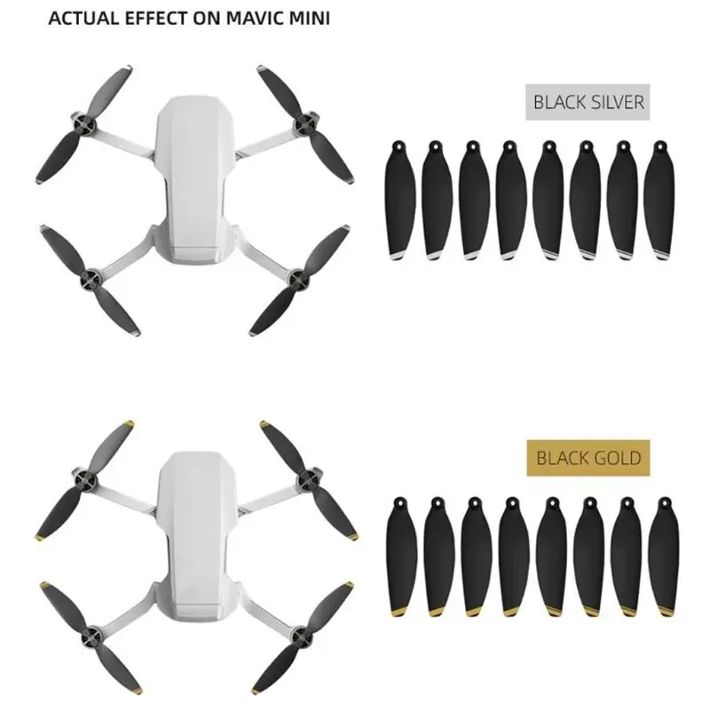 1 комплект Красочные малошумные пропеллеры быстросъемные лопасти для DJI Mavic Mini Drone