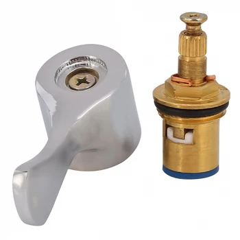 

1/4 Turn Use Basin Sink Tap Reviver Faucet Handle Replacement Lever Heads Conversion Kit For Kitchen Faucet Accessories