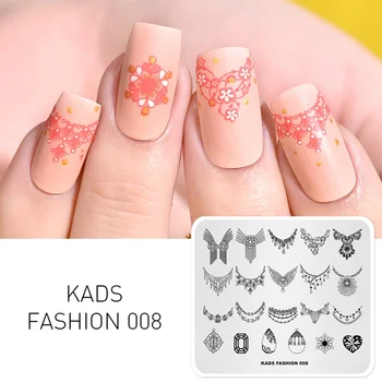 

KADS Nail Art Stamp Template Fashion Pattern Nail Stamping Plate Decorations DIY Image Template Manicure Plate Stencil Tools