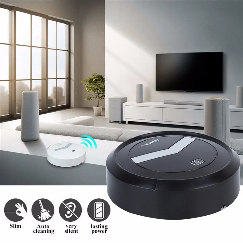 

Robot Vacuum Cleaner for Home Office Rechargeable Auto Sweeping Dirt Dust Smart Mop Floor Auto Smart sweeper Vacuum Cleaner
