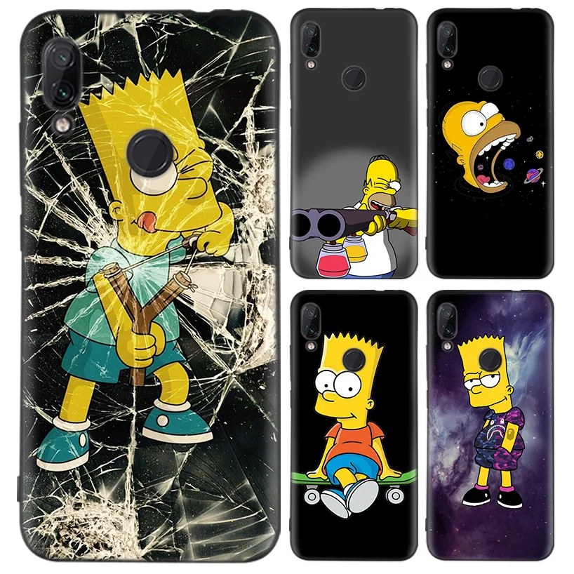 

Homer J.Simpson Case for Xiaomi Redmi Note 7 8 K20 7S 7A 6 6A Pro S2 5 Mi Play 9T CC9 E A1 A2 Lite F1 Soft Phone Coque Cover