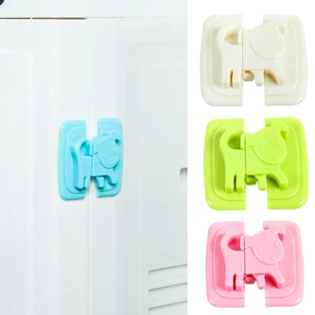 

Baby Safety Products Cartoon Shape Kids Baby Care Safety Security Cabinet Locks & Straps Products For Fridge Door Cabinet Locks