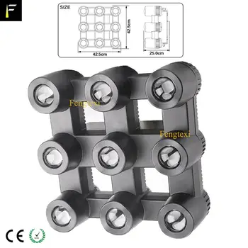 

Stages LED 9x40w RGBW 4in1 Glow Point Emit Sharp Beam LED Matrix Light for Dj Disco Party Acrobatic Field Background