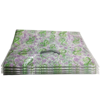 

100pcs/set 30*40cm rose flowers Printed Plastic Recyclable Useful Packaging Bags Shopping Hand Bag Protable Boutique Gift