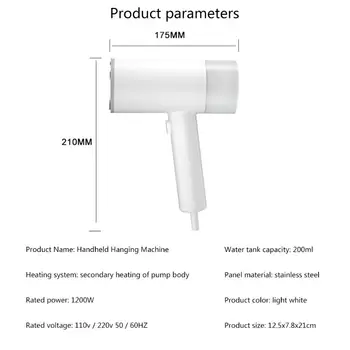 

1200w Household Small Portable Electric Iron handheld hanging Steam Ironing Machine Durable and Safe