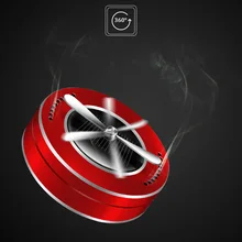 Автомобильный освежитель воздуха на солнечной энергии, автомобильный парфюмерный диффузор, автоматический вращающийся Автомобильный орнамент, аксессуары для салона автомобиля