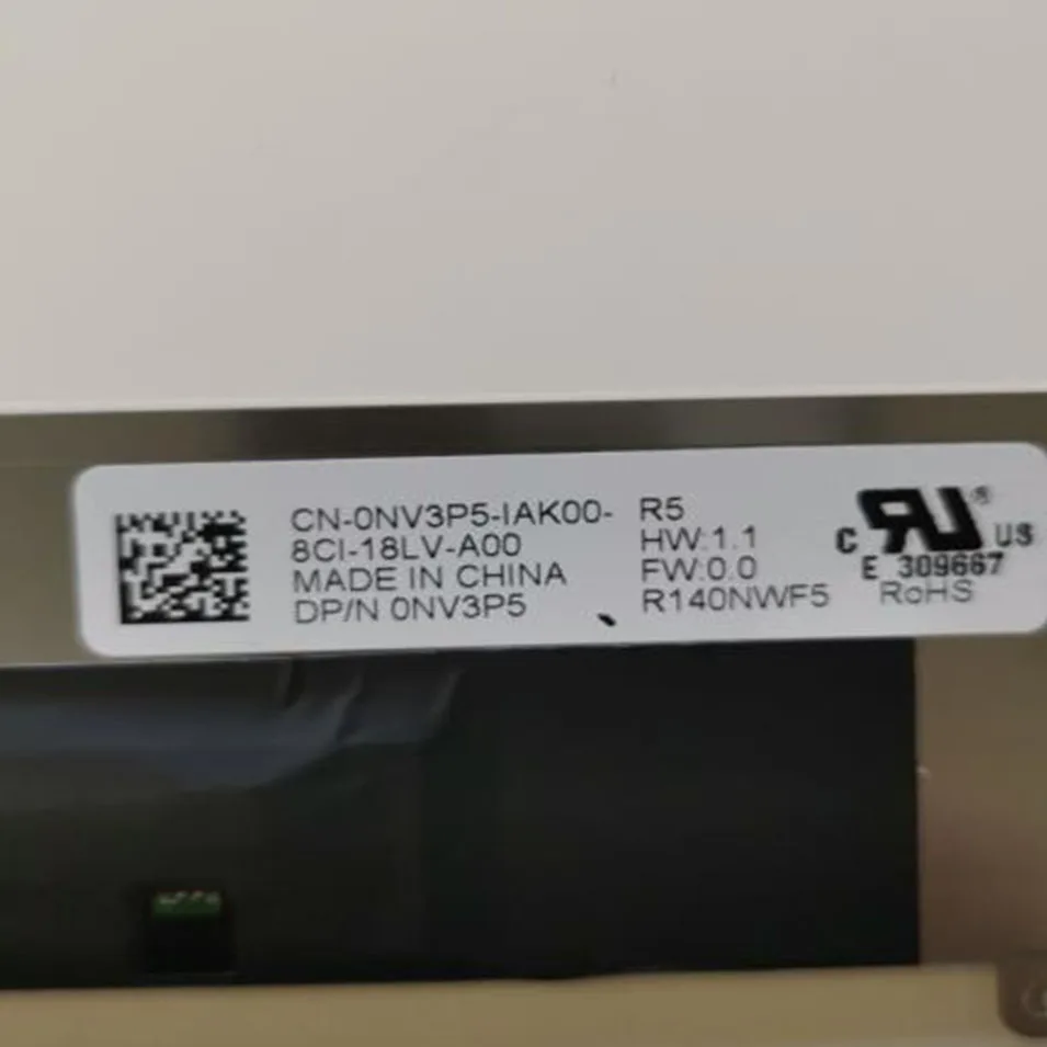 14,0 дюймов R140NWF5 R5 для Dell Latitude DP/N 0NV3P5 NV3P5 FHD 40 контактов ноутбук светодиодный сменный сенсорный ЖК-экран