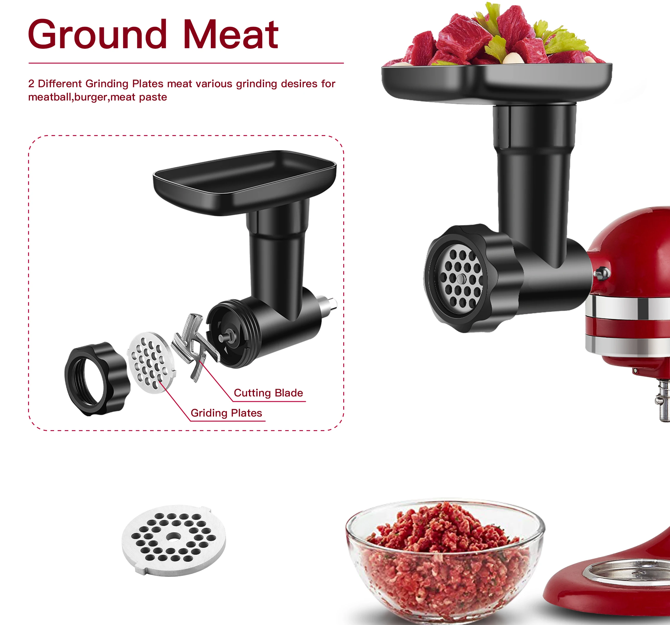  KitchenAid Sausage Stuffer Kit Attachment: Electric