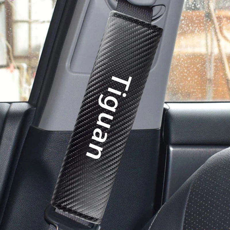2 шт. для ремня автокресла высокого качества плечевыми накладками для Volkswagen Tiguan 2 MK2 аксессуары Накладка для ремня безопасности автомобиля