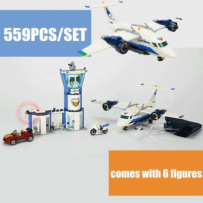 

NEW City Arctic Sky Air Base Geta Car Airplane Parachute Fit Legoings Technic Building Blocks Brick 60210 Toy Gift