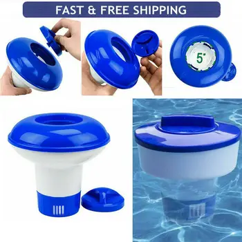 

100PCS Pool Cleaning Tablet Purifier & Floating Swimming Pool Chlorine Dispenser