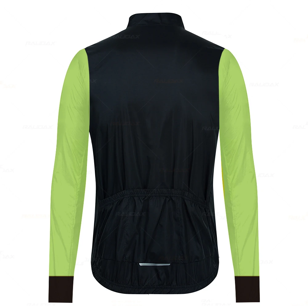 Raudax Cycling Jackets Unisex Bicycle Windproof Cycling Clothing Long Sleeve Winter Jerseys Autumn Lightweight Jacket