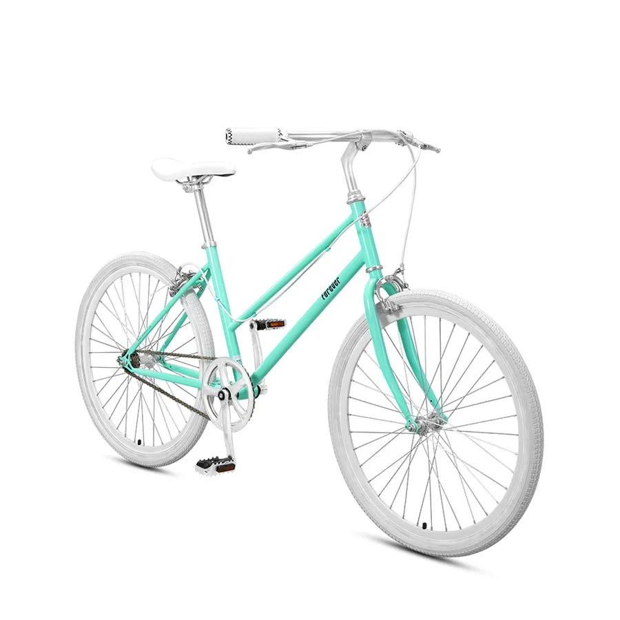 lady commuter bike 24 inches bike Commuter bicycle single speed vintage Bike inlcude basket Cruiser frame