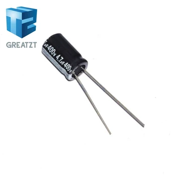 

GREATZT Higt quality 400V4.7UF 8*12mm 4.7UF 400V 8*12 Electrolytic capacitor