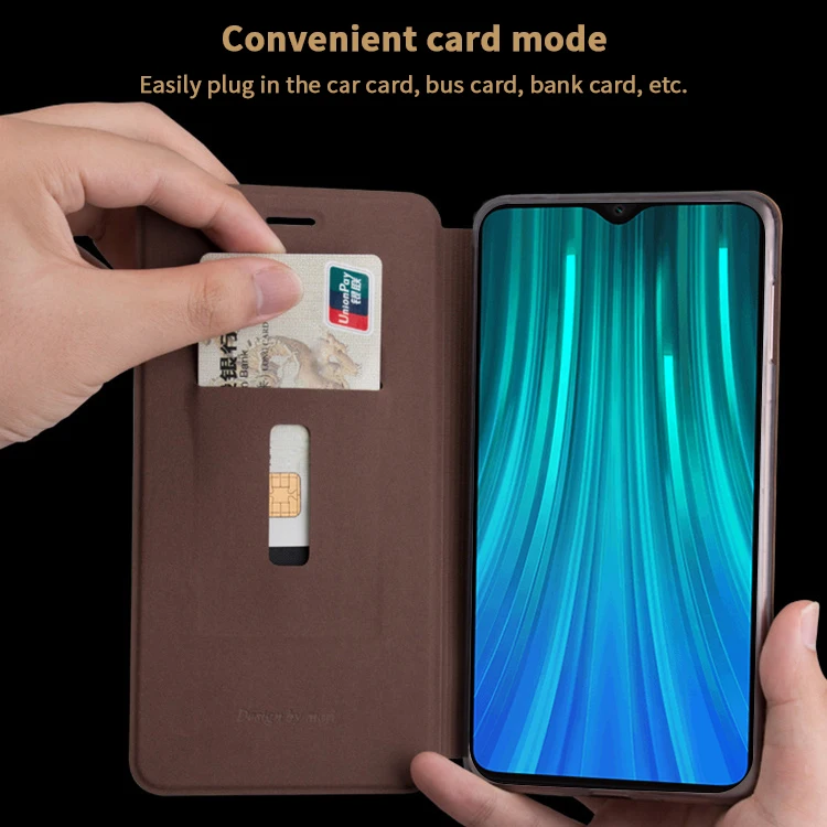 Mofi для Xiaomi Redmi Note 8 чехол Роскошный флип кожаный чехол-подставка для Xiaomi Redmi Note 8 Pro Чехол-книжка Стиль чехол для сотового телефона