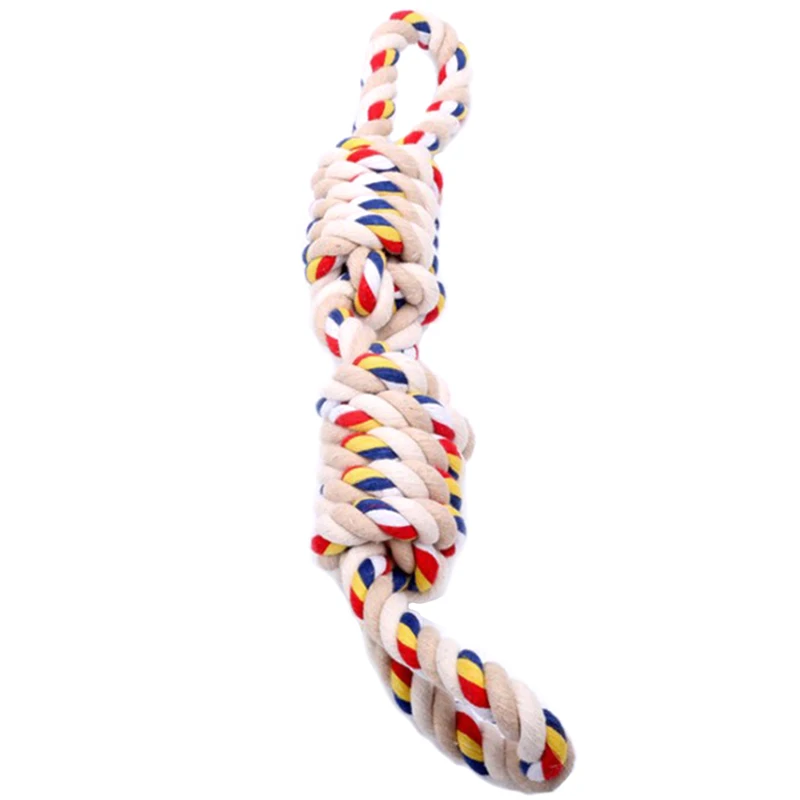 Pet Toys Bite-Resistant Knot Interactive Grinding Stick Large Dog Golden Retriever Dog Tooth Cleaning Toys