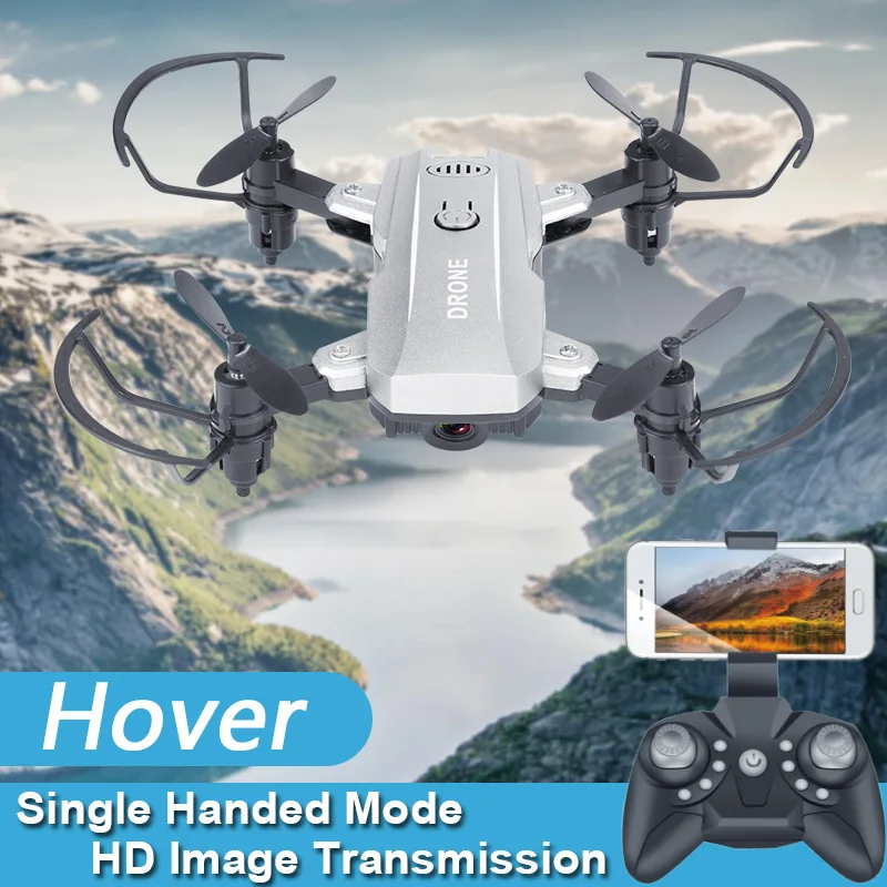 New WIFI FPV 1080p Camera altitude Hold mini drone Foldable altitude hold VR gesture control RC Quadcopter with 5mp camera