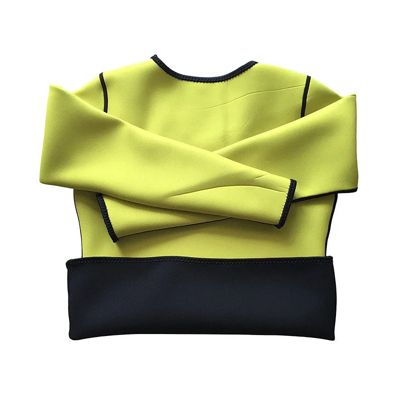 Sexywg Mens Underwear Waist Shapwer Neoprene Super Stretch Control Long Sleeve Bodyshape Sweatshirt Male Belt Long johns Tops (4)