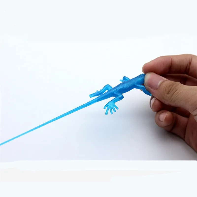 Funny Fidget Toy Anti Stress Pop It Squishy Soft Animal Lizard Gecko Prank Supplies Joke Sticky Gag Kids Gift
