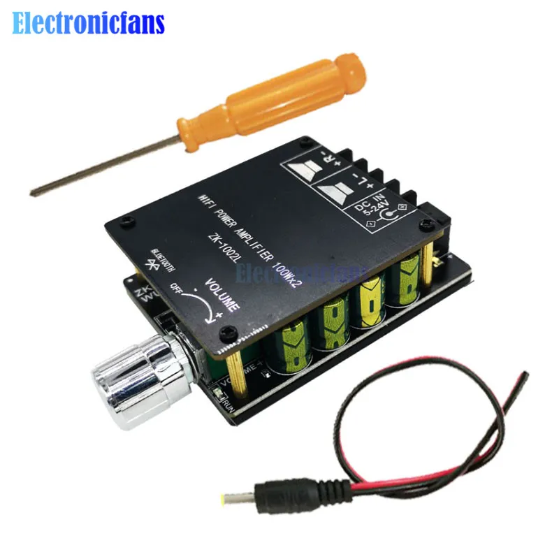 ZK 1002L HIFI 100WX2 TPA3116 Bluetooth 5 0 цифровой усилитель высокой мощности стереоплата аудио