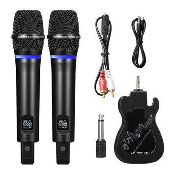 

Excelvan GT200 Microphone UHF Wireless karaoke Microphone Built-in Battery professional handheld Bluetooth Music KTV PK K38 K18