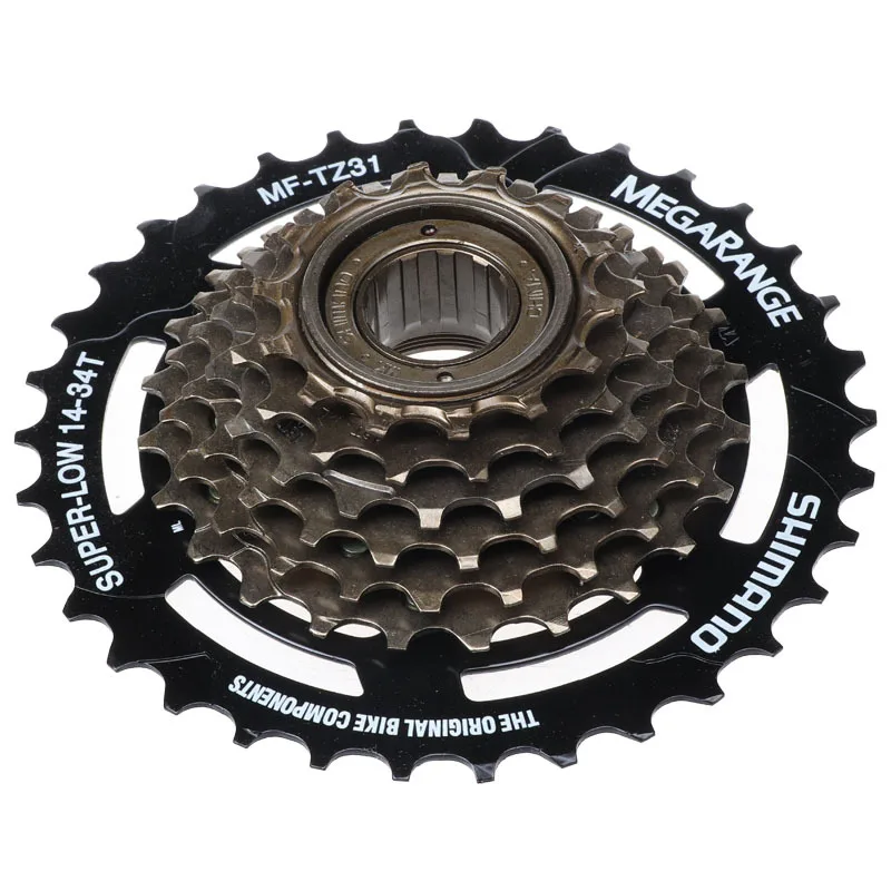 Натуральный продукт Shimano MT-TZ31 Горный Велосипед Восхождение позиционировани 7/21 Скорость вращающийся 14-34T маховик