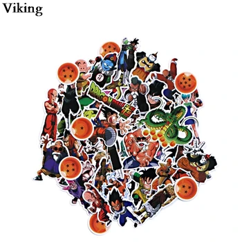 

10sets/lot Anime Dragon Ball Stickers 56 Pcs/set PVC Stickers For Diary Notebook Luagge Laptop Sticker Fashion Decals G0209