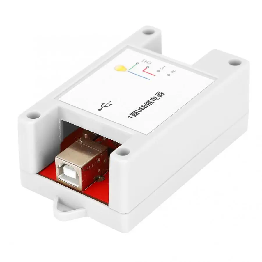 

1 Way USB Relay Delay Module with 1 Isolation Digital Collection CH340 Program for Android