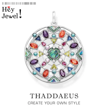 Pendant Colorful Amulet,2020 New Jewelry Bohemia 925 Sterling Silver Elaborate Accessories Journey to Paradise Gift For  Women