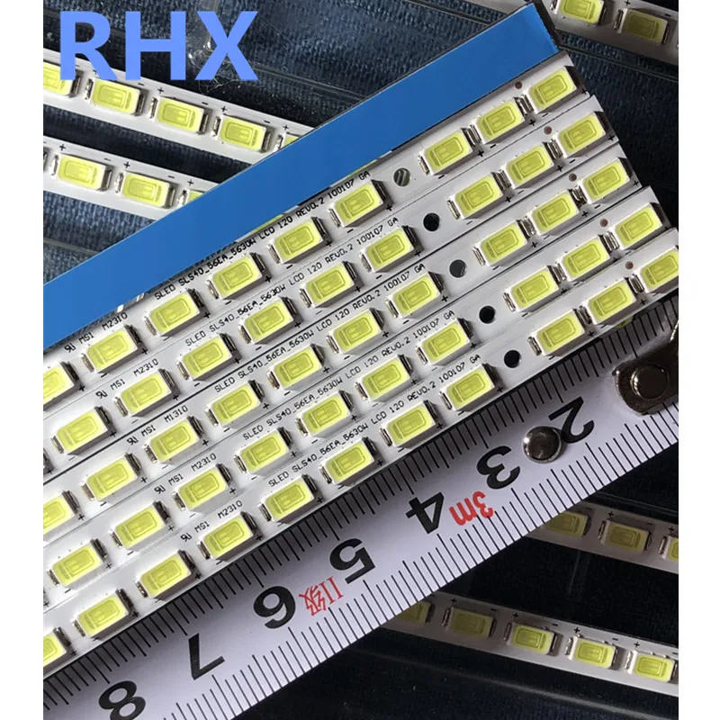 LED Strip for Toshiba 40'' LJ64-02267A LJ64-02268A 40SL733 40WL733 56LED 453MM 40 inch use 100%new LCD TV backlight bar led strip