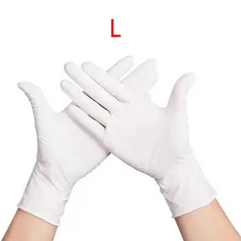 

100Pcs Waterproof Disposable Washing Cleaning Nitrile Gloves Work Safety Gloves Q6PA