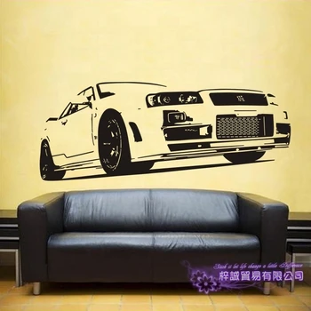 

Car Sticker Vehicle Decal Classic Cars Posters Vinyl Wall Decals Home Decoration Decor Mural Luxury Car Sticker