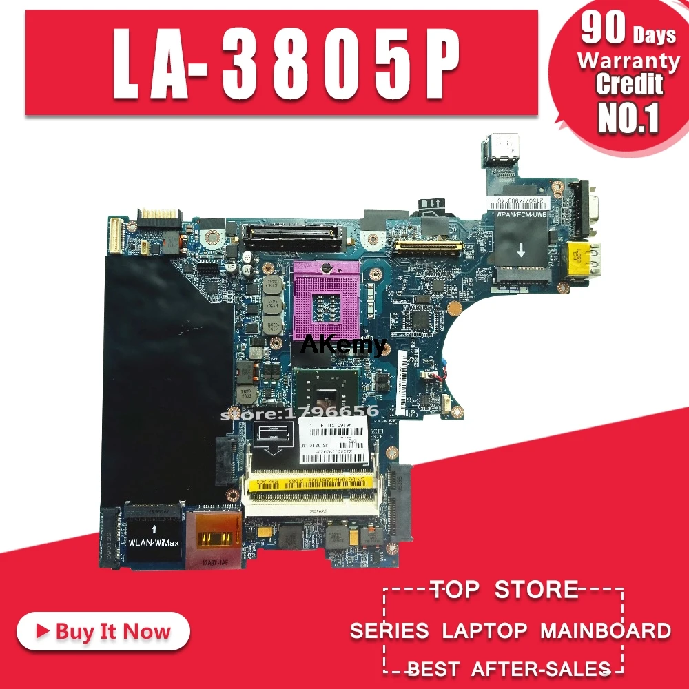 Для Dell E6400 интегрированная материнская плата ноутбука LA-3805P CN-0G784N G784N CN-0J470N J470N полный тест