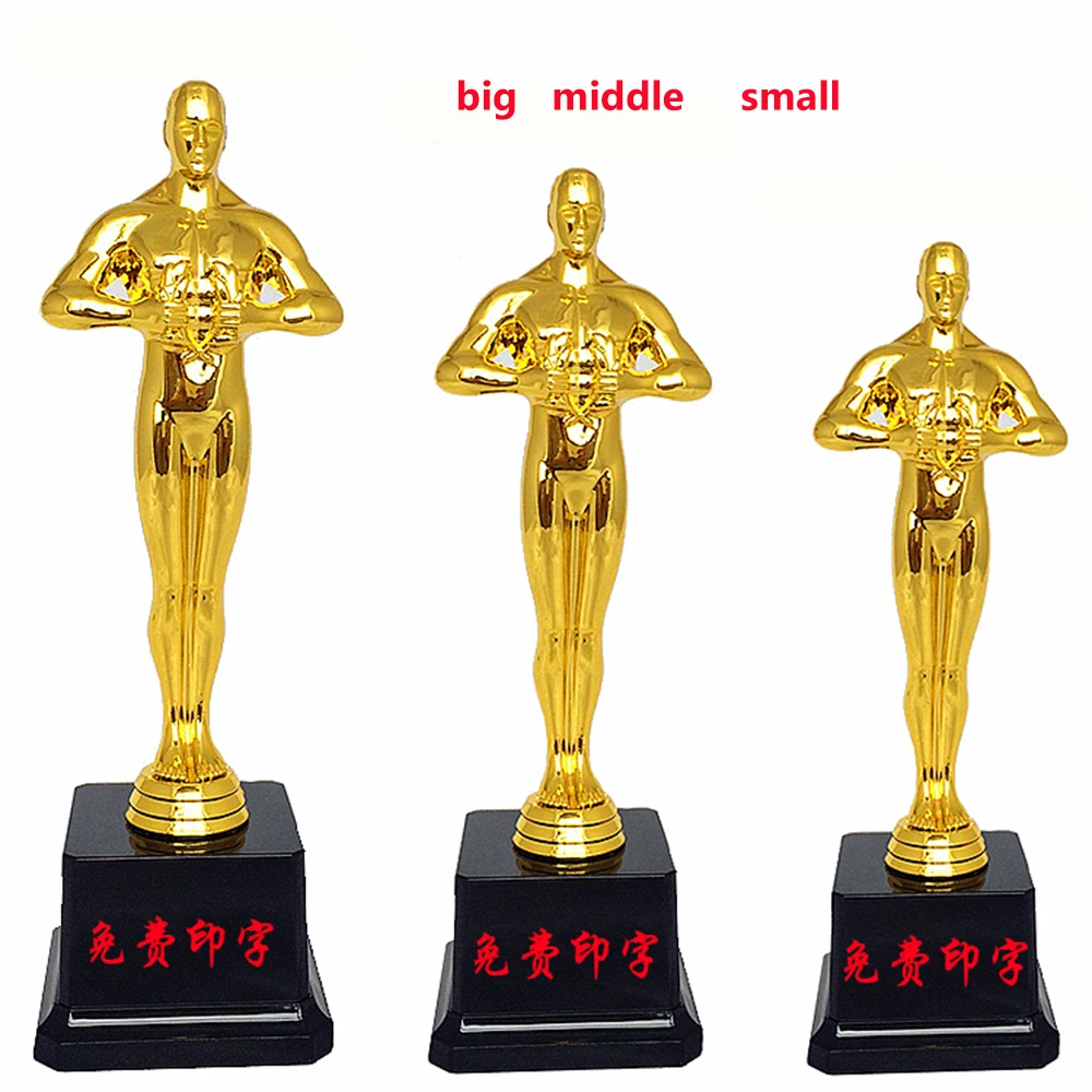 Три размера статуя Оскара, трофей Оскара, трофей Оскара реа 19 см 24 см 27 см голливудские вечерние награды Оскара