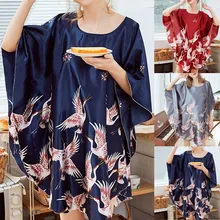 Пижамы для женщин, пижамы, атласные шелковые пижамы, халаты для женщин, длинные юбки, Белье для сна, ночная рубашка, пижамы