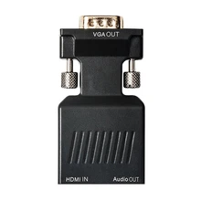 ^#Cheap HDMI Female to VGA Male Converter with Audio Adapter SUpport 1080P Signal Output ^#Cheap HDMI Female to VGA Male Converter with Audio Adapter SUpport 1080P Signal Output
