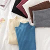 Croysier Pullover Ribbed Knitted Sweater Autumn Winter Clothes Women 2022 High Neck Long Sleeve Slim Basic Woman Sweaters Tops ► Photo 2/6