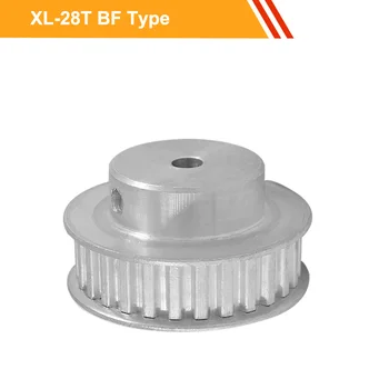 

XL 28T Gear Pulley 11mm Belt Width XL Type Timing Belt Pulley 6/8/10/12/18/19/20mm Bore Toothed Pulley Wheel for Laser Machine