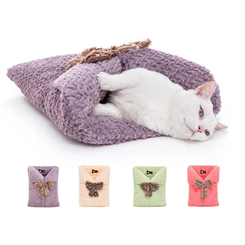 

Dog Bed House Cats Winter Warm Sleeping Cats Nest Soft Dog Basket Pet Cushion Portable For Small Medium Dogs Pets Supplies